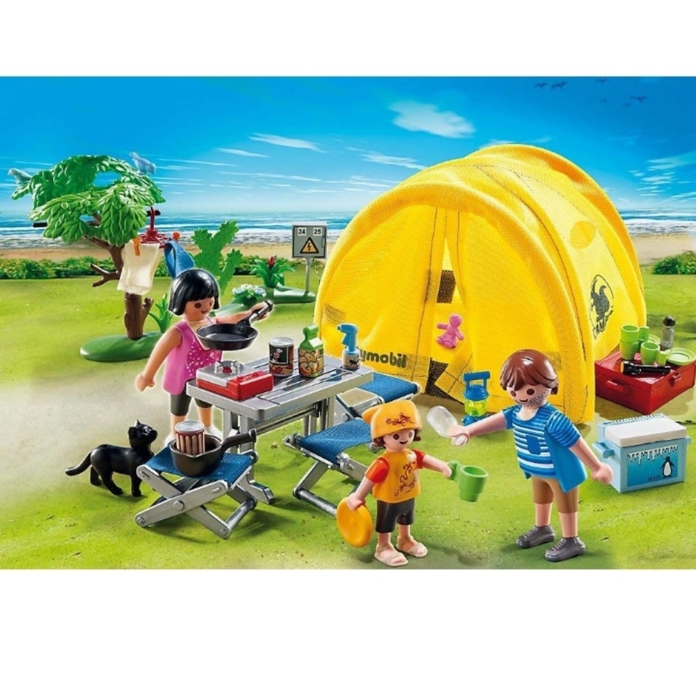 LAST 1 Playmobil Family Camping Trip Coloring Book - Picture 5 of 6